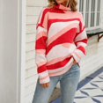 thumbnail image 4 of Vedolay Women's Turtleneck Sweater Knitwear Autumn Winter Tops Pullover Turtleneck Sweaters Red,L, 4 of 5