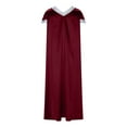 thumbnail image 2 of Night Shirts for Women Sleepwear New 2025 Nightgowns for Women Lace Satin Dress Short Sleeve V Neck Nightgown Plus Size Long Sleep Gowns Sleepwear Red L, 2 of 6