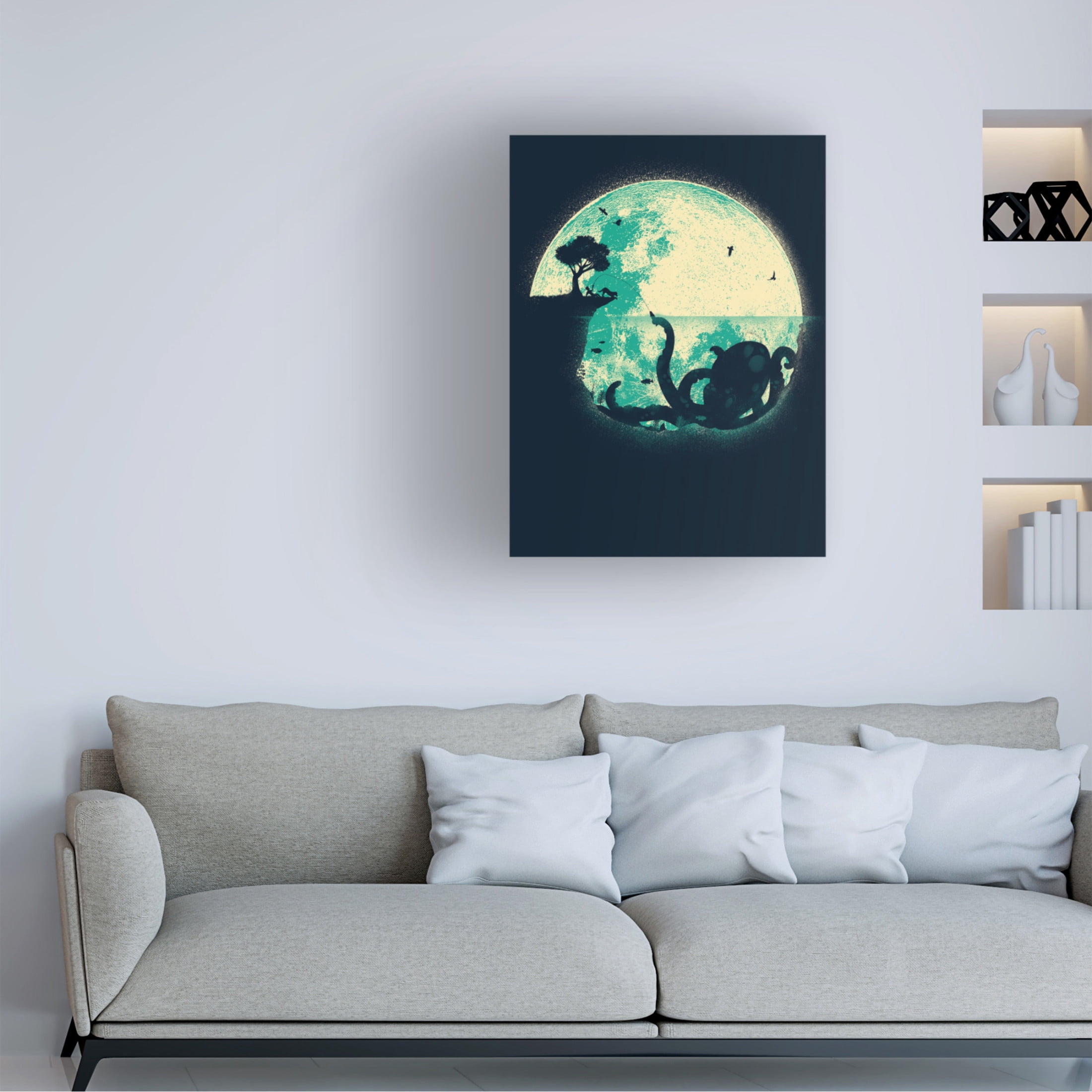 Canvas Wall Art - Jay Fleck 'The Big One' Wall Art for Living Room, Bedroom, or Office Décor by Trademark Fine Art - 14 x 19 Inches