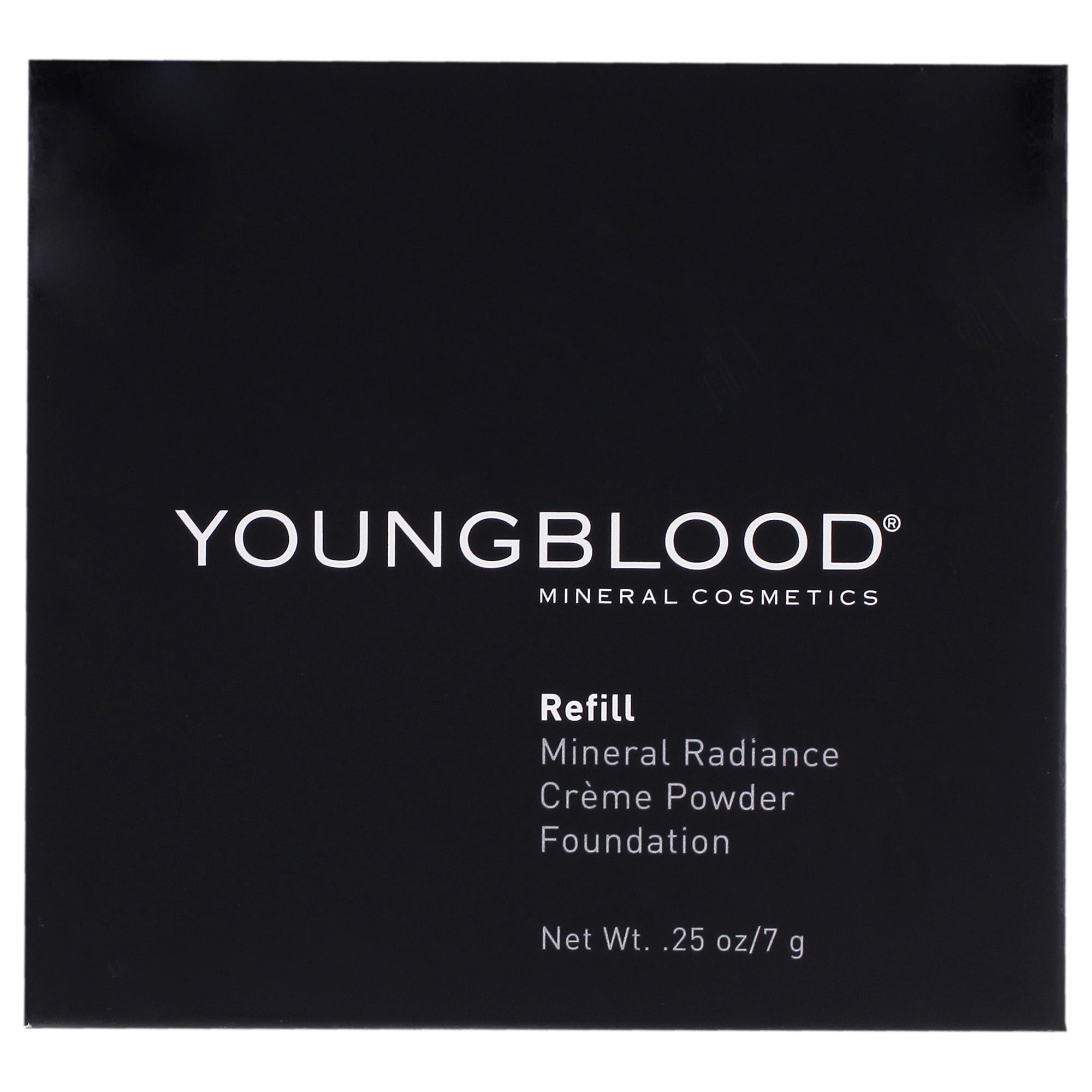 Mineral Radiance Creme Powder Foundation - Rose Beige by Youngblood for Women - 0.25 oz Foundation(Refill)