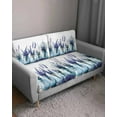 thumbnail image 3 of Spring Lavender Flower Sofa Couch Cushion Covers Washable, Removable Stretchable Sectional Couch Covers, Botanical Floral Plant Vase Slipcovers for L & T Shape Sofa Furniture Protector L Size 1 pc, 3 of 7