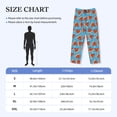 thumbnail image 4 of Vsdgher Cartoon Watermelon Print Mens Pajama Pants Sleep & Lounge Pants, PJ Bottoms With elastic waistb and Pockets, 4 of 5