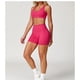 thumbnail image 3 of Conjuntos de entrenamiento for mujer, sujetador deportivo de 2 piezas, camiseta sin mangas, leggings de cintura alta, ropa deportiva for gimnasio y yoga, top de entrenamiento for mujer, 3 of 7