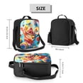 thumbnail image 2 of Logiee Surreal Seafood Extravaganza Print Insulated Lunch Bag for Women/Men, Reusable Lunch Box for Office Work School Picnic Beach,Leakproof Freezable Cooler Bag with Shoulder Strap, 2 of 7