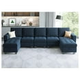 thumbnail image 2 of Modular Sofa Armrest, Sectional Couch Side Armrest - Blue - Configure & Customize Your Sofa - Easy Assembly, 2 of 2