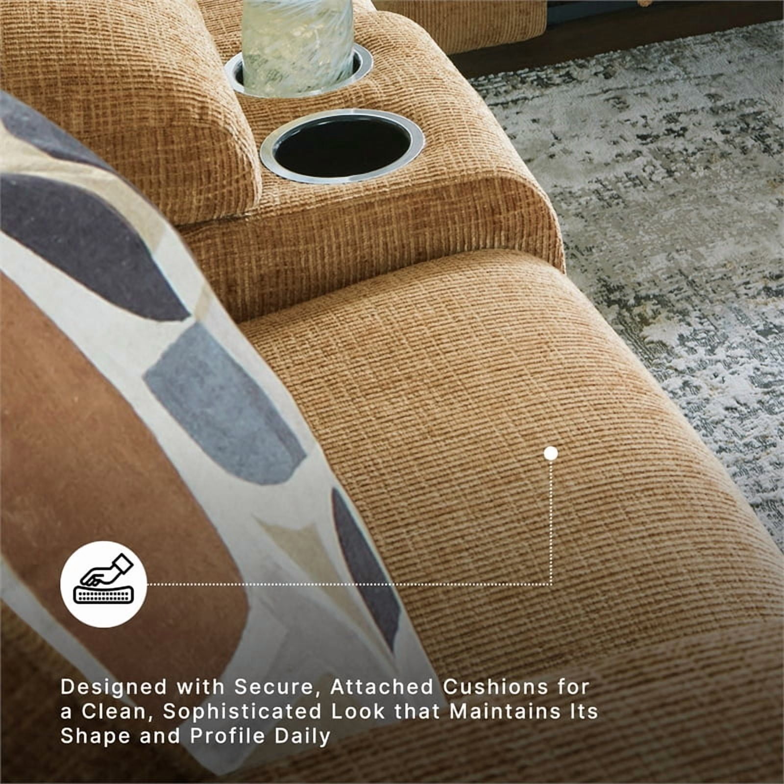 Signature Design by Ashley Furniture Kanlow Brown Reclining Loveseat