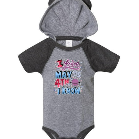 

Inktastic I Love May The 4th I know Gift Baby Boy or Baby Girl Bodysuit