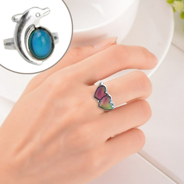 Mood Ring Unisex Gifts Color Change Band Emotion Feeling