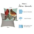 thumbnail image 4 of Liora Manne Frontporch Cardinals Indoor Outdoor Decorative Pillow Sky, 4 of 6