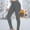 Grey, variant on Xysaqa Fleece Lined Leggings for Women, High Waisted Leggings Winter Belly Control Workout Yoga Pants Wine S