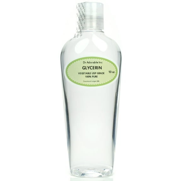 Dr Adorable - 10 oz - Glycerine / Glycerin - 100% Pure Premium Vegetable Usp Grade