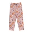 thumbnail image 4 of Xecao Beautiful Fox Women's Straight Lounge Pajama Pants: The Epitome of Relaxed Sleepwear, 4 of 9