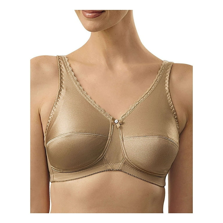Nearly Me Women's Postsurgical Satin Cup Bra 40A Nude 