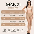 thumbnail image 6 of Manzi 2 Pairs Control Top Pantyhose Sheer 40D High Waist Sheer Tights For Women With Reinforced Toes, 6 of 8