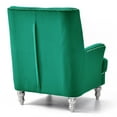 thumbnail image 4 of Pamona Green Upholstered Accent Chair, 4 of 5