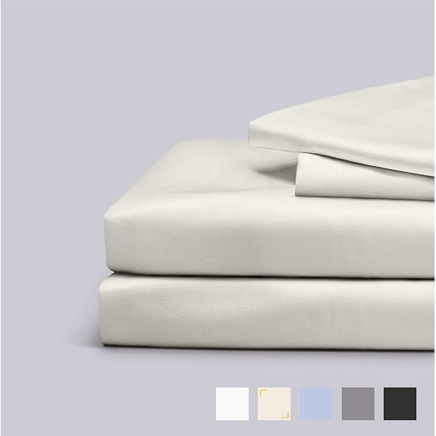 Everspread Sateen Bed Sheets, 800 Thread Count, Queen, 4 Piece Set