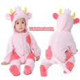 thumbnail image 4 of Disfraz TONWHAR, traje de bebé con forma de animal, mameluco, vaca rosa, 4 of 9