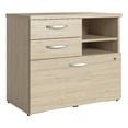 thumbnail image 1 of Studio C Armoire de Rangement de Bureau avec Tiroirs en Orme Naturel - Bois d'Ingénierie, 1 of 7