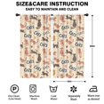 thumbnail image 2 of Blackout Kids Curtains,Cat and Paw Print Beige Pattern Children's Insulated Curtains Set Of 2,Bedroom Essentials,Toddler Room Decor 42"x84", 2 of 5