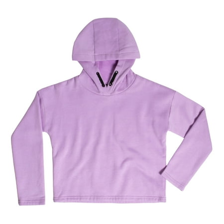 

KIDPIK Girls Long Sleeve French Terry Crop Hoodie Sweatshirt Size: 2T - XXL (16)