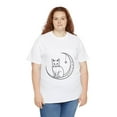 thumbnail image 5 of Crescent Moon and Kitty Graphic Shirt - Comfortable and Stylish Casual Wear, 5 of 6