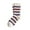 H, variant on LWNYDPLSD Compression Socks Black Crew Socks Women White Socks Autumn Winter Vintage Striped Embroidered Lettering Stockings Socks