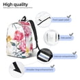thumbnail image 5 of Daiia Colorful Flowers Vintage Canvas Backpack for Men and Women ,Hiking Backpack,Travel Laptop Bag for School,Large Capacity Backpack, 5 of 8