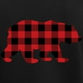 thumbnail image 3 of CafePress - Buffalo Plaid Bear Women's Dark Pajamas - Women's Short Sleeve Print T-Shirt and Pants Dark Cotton Pajama Set, 3 of 7