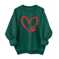thumbnail image 1 of Camiseta de Moda de Cuello Redondo Casual de Manga Larga de las Mujeres, Camisetas de Manga Larga de las Mujeres con Patrón de Puntos de Polka Y Poliéster Suave, Sudadera Ligera Y Acogedora para el I, 1 of 3