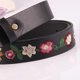 thumbnail image 2 of Cinturón ajustable con bordado de flores para mujer, 2 of 2