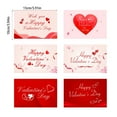 thumbnail image 3 of HongHeng Clearance Under $2.00 6 Pcs Set Valentine's Day Greeting Card Romantic Gratitude Friendship Card Baking Flower Small Greeting Card 6x4 Inch Valentine's Day Greeting Card, 3 of 6