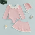 thumbnail image 3 of Kids Swimsuits Girls Girls' Separate Swimming Suit With Long Sleeves For Summer Girls Bathing Suit Size 3-4 Years, 3 of 5