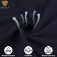 thumbnail image 5 of Kecols Men's Loose Fit Thick Work T-Shirts Soft Short Sleeve Pocket Tee(Tall & Regular)(Navy,L,Tall), 5 of 7
