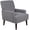 Espresso, variant on Picket House Furnishings May Chair in 8077 Boucle Orange & Espresso