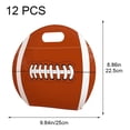 thumbnail image 3 of Hfppkn 12 Pcs Rugby Plastic Gift Bags with Handles, Reusable Goodie Bags for Sport Party Favors Snacks Treats, 3 of 7