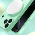 thumbnail image 4 of for iPhone 17 Pro Magnetic Case, Compatible with MagSafe, Soft Anti-Scratch Microfiber Lining, Slim Silicone Shockproof Protective Lightweight Phone Case for iPhone 17 Pro, Khaki, 4 of 7