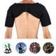 thumbnail image 4 of Vendaje protector negro para fitness y atletismo, protector de hombro deportivo elástico L, 4 of 8