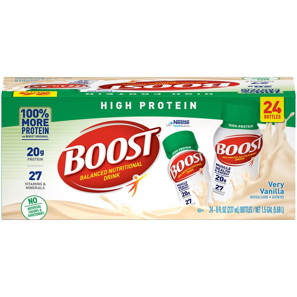BOOST High Protein Very Vanilla 248 fl. oz. Bottles