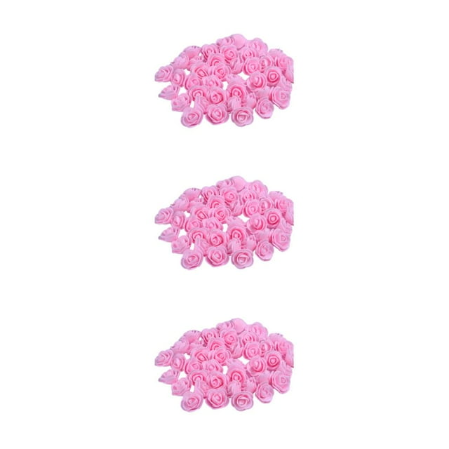 Youkk 500pieces Colorful And Multi Color Options Choose Wide Range Of Vibrant Colors For DIY Projects DIY Rose Head Diy Bag light pink 3Set