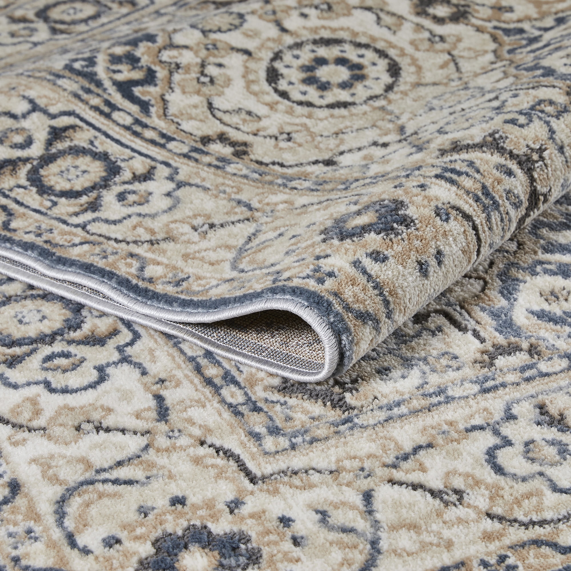 Loomaknoti Kehleigh Dravan 6' x 9' Beige Oriental Indoor Area Rug