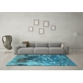 thumbnail image 3 of Ahgly Company Indoor Rectangle Oriental Light Blue Industrial Area Rugs, 4' x 6', 3 of 4