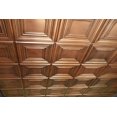 thumbnail image 5 of Drop-In, Glue-Up 2'x2' Faux Tin PVC Ceiling Tile In Aged Copper, Pack Of 10 (40 sq/ft.), 5 of 5