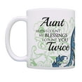 thumbnail image 2 of ThisWear Floral Aunt Mugs When I Count My Blessings I Count You Twice Aunt Coffee Cup 2 Pack Mugs Cups Multi, 2 of 4