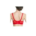 thumbnail image 2 of INSPIRE CHIC Women Full Cup Bras Breathable Comfort Floral Lace Full Coverage Non Padded Underwired Bra 46/105 Fit 44B/C Red, 2 of 6