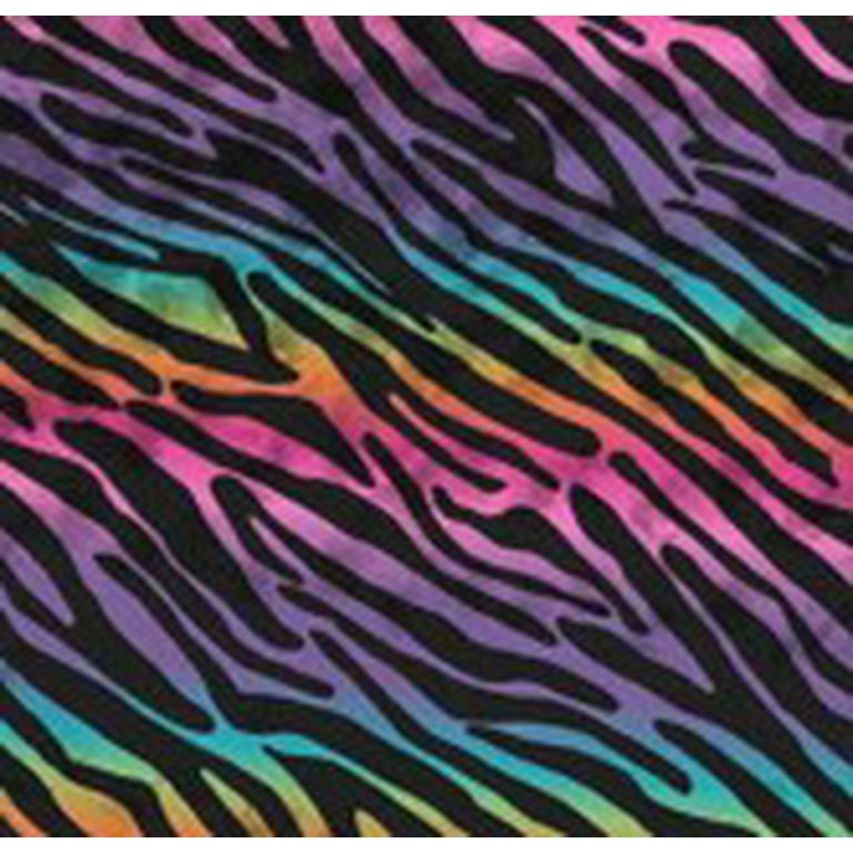 Rainbow Zebra Stripes