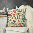 thumbnail image 2 of SHANXI Throw Cute Fox Square Pillowcases for Home Decor Sofa Car Bedroom Forest Animal Cartoon Painting Pillow Cases 22x22in, 2 of 5