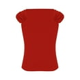 thumbnail image 7 of Summer Tops for Teens 2025 Trendy Loose Fitting Short Sleeve Tops for Women Womens T Shirts Solid Tank Tops Tee Shirts New Arrivals, 7 of 7