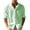 Green, variant on qolati Dress Shirts for Men 2024 Fall Casual Button Down Shirts Regular Fit Long Sleeve Waffle Knitted Shirts Top