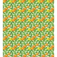 thumbnail image 3 of Ambesonne Fruits Duvet Cover Set, Seasonal Citrus Mandarin, 2-Calking, Orange Lime Green, 3 of 6