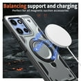 thumbnail image 3 of Decase Case for Moto G 5G (2025), Shockproof Magnetic Phone Case with Ring Stand,Wireless Charging Compatible,Gray, 3 of 6